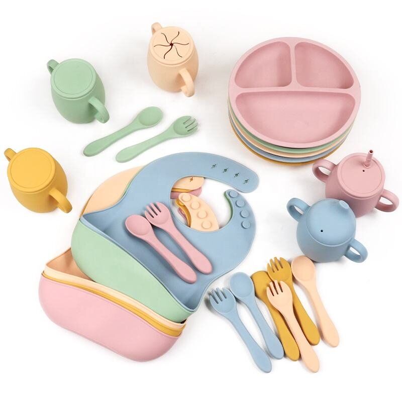 BB4 Silicone Baby Feeding Set
